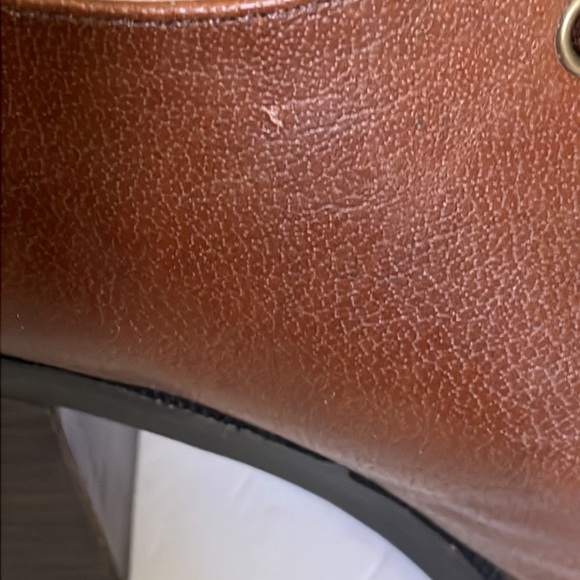 Steve Madden schoolgirl Lace Up Block heel Booties Size 10 - Picture 4 of 7